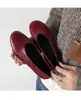 Chuyuji Estilo Simples Bico Redondo Raso Plano Sapatos de Salto Baixo para Mulheres, Sapatos Pequenos de Couro, Novos Sapatos Mary Jane 2026