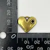 Tirador de cremallera color oro antiguo para collar colgante DIY, accesorios, aleación de zinc, tirador de cremallera desmontable, accesorios para ropa