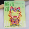 Serie YunnanAtracciones Culturales y Creativas ÚnicasXishuangbannaCiudad TurísticaSouvenirImanes de Refrigerador de Madera