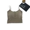 Camisola con Almohadilla en el Pecho Sujetador de Copa Fija para Mujer Una Pieza Espalda Hermosa Sin Tirantes Uso Interior Uso Exterior Para-pechos Top Corto