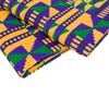 Generación en stock de tela africana de cera poliéster de doble cara tela estampada con patrón Kent tela africana tela de comercio exterior