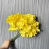 Nuevo Ramo de Cinco Ramas de Hortensias, Arreglos Florales de Piso para Bodas, Arreglo Base de Hortensias, Flores Artificiales para Decoración de Lugar