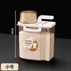Contenedor sellado multifuncional para almacenamiento de lavandería, transparente con taza medidora, gran capacidad, a prueba de humedad y a prueba de insectos, caja dispensadora de detergente en polvo y jabón en polvo
