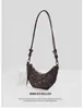 Bolso Niche Mate Retro Transfronterizo Otoño e Invierno para Mujer, Nuevo Bolso Cruzado Versátil, Bolso de Hombro, Bolso de Axila, Bolso de Cuerno
