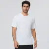 Camiseta Deportiva Casual Suelta de Manga Corta para Hombre, Ligera, Tacto de Algodón, Secado Rápido, Ropa de Fitness, Top para Correr al Aire Libre 61203