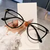 Novos Óculos Cat-Eye Anti-Luz Azul para Miopia Armação Tr90 Liso Emagrecedor Estilo Coreano para Mulheres