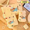 Toalla de Baño de Dibujos Animados para el Hogar, Gorro Secador de Pelo, Portátil y Envolvente para Niñas, Toalla de Baño de Dibujos Animados que No Suelta Pelusa y Absorbente para el Baño