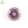 Forma Redonda Circonita Cúbica Zirconia de Color Piedra Suelta Cara de Anillo Piedras Preciosas Accesorios Gemas Artificiales Suministro Directo del Fabricante