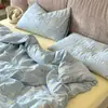 Algodón Puro de Grado A Hilo de Doble Capa Grado Materno e Infantil Juego de Ropa de Cama de Cuatro Piezas Sábana de Cama con Dibujos Animados Estilo de Dibujos Animados Estilo Pequeño Aroma