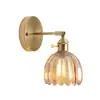 Luminária de parede retrô estilo japonês, iluminação floral, luminária de vidro, lustre de abóbora minimalista nórdico wabi-sabi para sala de jantar, balcão de bar e ilha