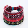 Faixas de Cabelo Elásticas Femininas Estilo Boêmio Estampa de Moda Africana Lenço de Cabeça de Aba Larga Aro de Cabelo Vintage para Esportes Yoga Xadrez