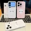 Capa de Celular Gato Anjo de Bolinhas para Apple 17ProMax, Estilo Filme Fofo para Meninas, Xiaomi 17, Huawei, Vivo
