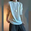 Camiseta Listrada Longa Estilo Americano Macia para Homens, Moletom Cleanfit de Gola Redonda para Outono, Blusa Básica Solta