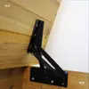 Bisagra de Tijera de 80 Grados para Soporte Abatible de Gabinete, Bisagra de Resorte Plegable de 75 Grados para Asiento de Sofá con Soporte Abatible