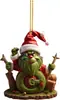 Decoraciones de Letras del Grinch de Amazon Decoraciones Navideñas Adornos para el Árbol de Navidad Decoraciones para Colgar en el Coche Dibujos Animados