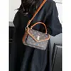 Bolso de Mano de Lujo Vintage Bolso Cuadrado Pequeño para Mujer 2026 Nuevo Primavera/Verano Bolso de Hombro Cruzado con Estampado Retro de Gama Alta