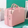 Bolsa Pequena Caixa de Maquiagem para Bagagem de Mão 14 polegadas Caixa Fofa com Senha Leve Mini Caixa de Armazenamento Feminina Personalizada Atacado