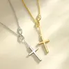 Collar Cruzado Infinito en Forma de Y Transfronterizo Europeo y Americano Moda Gargantilla Simple Joyería Versátil para Mujer Venta al por Mayor 2025