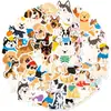 56 Nuevas Pegatinas Decorativas Impermeables para Planificador con Graffiti Creativo Transfronterizo, Lindas Pegatinas de Perros Dibujados a Mano