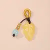Colgante de Cera de Abeja de Segunda Generación, Colgante Pequeño de Calabaza, Aventurina, Jade de Seda Dorada, Colgante Pequeño de Cristal, Accesorio, Pulsera, Hilo para la Mano