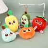 Colgantes para Llavero de Frutas y Verduras, Dijes Realistas de Bolsa de Comida, Lindo Peluche de Fruta con Aroma, Venta al por Mayor