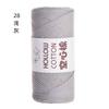 Hilo de Algodón Hueco 2mm Hebra Redonda Algodón Japonés y Lino Cuerda Redonda Trenzada Bolsas de Ganchillo Amazon Comercio Exterior Productos Nuevos