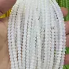 Cuentas redondas de vidrio de color sólido cuentas sueltas cuentas semiterminadas para pulsera collar diy hecho a mano cuentas espaciadoras accesorios al por mayor