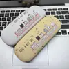 Estuche para Gafas de Dibujos Animados de Gato Lindo Fabricante Venta al por Mayor Portátil Estuche para Gafas Anti-Estrés Estudiante Niños Estuche para Miopía Imprimible L
