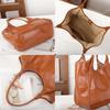 Bolsa de Hombro Grande de Lona para Primavera y Verano, Textura de Alta Calidad para Mujer, Color Sólido, Versátil, Bolso de Hombro o Debajo del Brazo, Bolso de Mano 'Early Eight'
