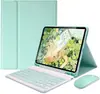 Capa Protetora para Teclado de Tablet Apple Modelo 2025 iPad 11 A16 Teclado Bluetooth Mouse Air7 Estojo de Couro