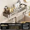 Estante de ventosa para baño, estante organizador para lavabo montado en la pared sin taladro, esencial para el inodoro