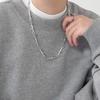Collar de hip-hop retro personalizado, collar de aleación con espinas para hombres y mujeres, collar largo de marea callejera, cadena de suéter de invierno al por mayor