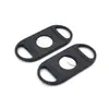 Directo de fábrica tijeras para cigarros de acero inoxidable cuchillo para cigarros de metal cepillado tijeras para cigarros cuchillo para cigarros de metal de anillo 56