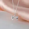 Colar Tridimensional Doce de Laço para Mulheres Verão Luxo Acessível Design de Nicho Estilo Ins Simples e Requintado Corrente de Clavícula Atacado