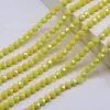 Cuentas de Cristal Tierra de 6 mm Chapadas Color AB 1 Hilo Cuentas de Cristal Dispersas Cuentas de Vidrio Cuentas de Piña Material para Joyería Hecha a Mano Accesorios