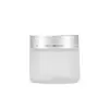 Botella de Vidrio Esmerilado Crema de 100g con Tapa Selladora, Botella para Crema de Ojos, Botella para Crema Facial, Producto para el Cuidado de la Piel, Botella de Empaque para Cosméticos, Botella de Muestra