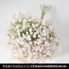 Diseño de Salón de Bodas con Flores Artificiales Rosas, Decoración de Pared de Fondo con Flores Falsas, Techo de Flores, Camino de Flores, Organización de Arreglos Florales