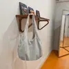 Bolso de mano tipo tote con estrellas de estilo casual para mujer, gran capacidad, bolso de hombro versátil, bolso de hombro plisado de moda para ir al trabajo y el ocio