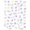 Nuevos en Stock Venta al por Mayor Pegatinas para Uñas Serie 3D en Relieve Ins Lindos Dibujos Animados Adhesivas Calcomanías para Uñas Graffiti