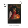 ¡Guau, la nueva bandera de jardín de Halloween de Amazon, bandera decorativa de Feliz Halloween, bandera colgante de Halloween
