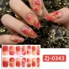 Fábrica Zhengxiang Película Personalizada OEM con Patrón de Mármol para Esmalte de Uñas Set de Pegatinas para Uñas con Polvo Brillante Degradado Pegatinas para Uñas OBM