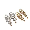 Pendientes de Borla Larga para Primavera y Verano, Combinan con Todo, para Mujer, Lujo Ligero, Gama Alta, Temperamento, Pendientes Atmosféricos, Pendientes, Pendientes de Botón, Resaltan el Rostro, Arete Pequeño, Cierre de Pendiente