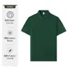 Camisa tipo polo con cuello de solapa Hecha a medida Algodón puro Manga corta Ropa de trabajo con logotipo impreso Publicidad Camisa cultural Ropa de grupo bordada Hecha a medida
