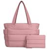 Bolso de Hombro de Algodón Transfronterizo, Material de Plumón, Bolso de Moda y Versátil, Bolso de Mano a Cuadros, Bolso Cruzado Personalizado
