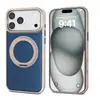 Adequado para iPhone 18 Pro Max Capa de Celular de Couro Genuíno Feita Sob Medida com Suporte Magnético Giratório, Fabricante de Capas Protetoras de Couro