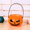 Tarro de dulces de calabaza portátil para Halloween, divertido juego de cinco piezas, cubo de calabaza, ambiente festivo, juguete decorativo