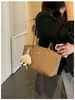 2026 Moda Retro Gran Capacidad Textura Tejida Commute Bolso de Mujer Nuevo Casual Diario Simple Tote Bolso de Hombro Tendencia