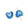 Ins com óleo de amor orelhas de coelho pequenas contas de vidro diy brincos de nicho pulseira colar material atacado