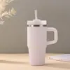 Taza con Asa para Niños de 14 oz de Venta Caliente, Taza Portátil para Coche, Taza Mini de Coche Multicolor con Popote, Regalo de Taza de Agua