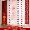 Bola de favo de mel decoração de casamento coluna quarto sala de casamento sala de estar fundo parede flor suporte flutuante layout de casamento terno